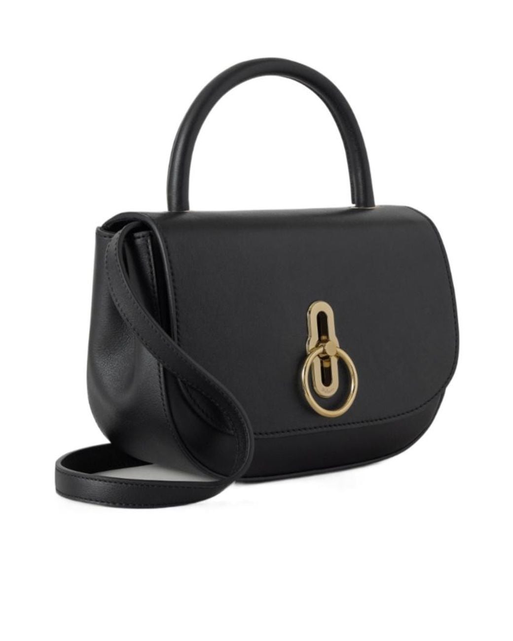 Mulberry Black Small Amberley Top Handle Bag