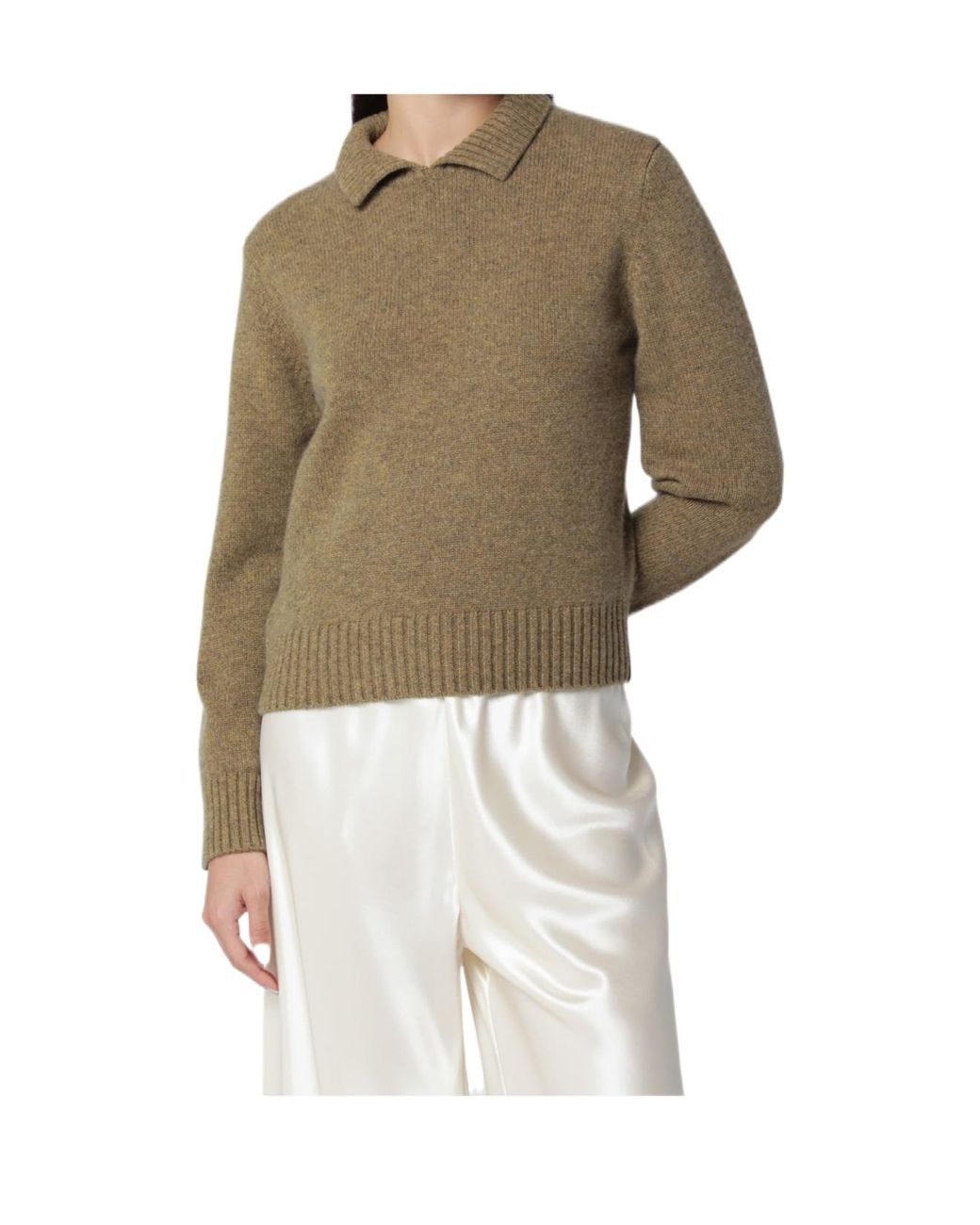 Extreme Cashmere Multicolor Long-Sleeve Cashmere Polo Shirt