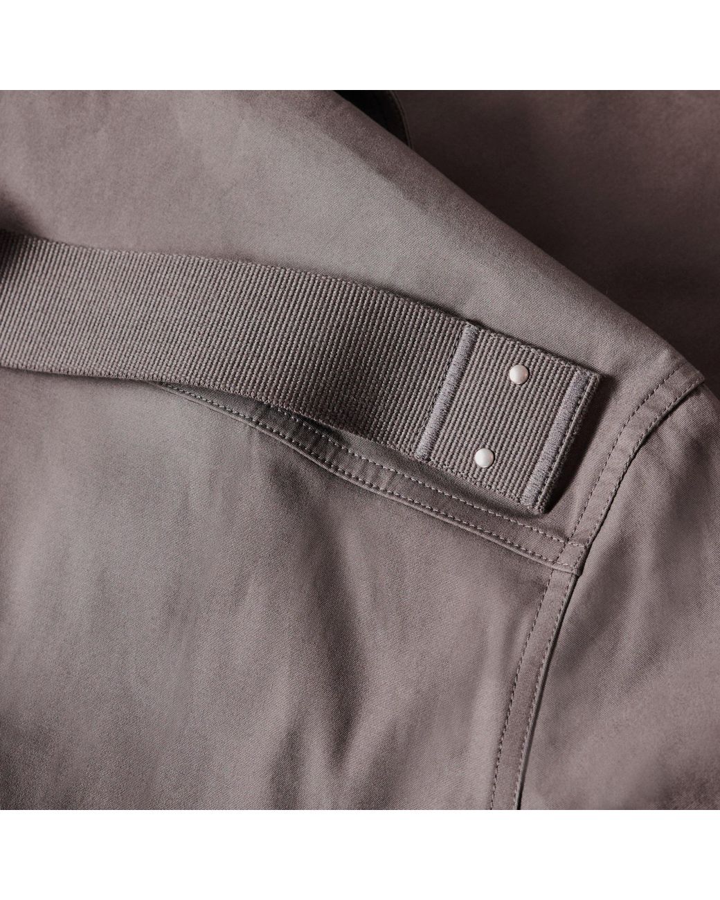 Rick Owens Gray Zip-Up Windproof Jacket for men