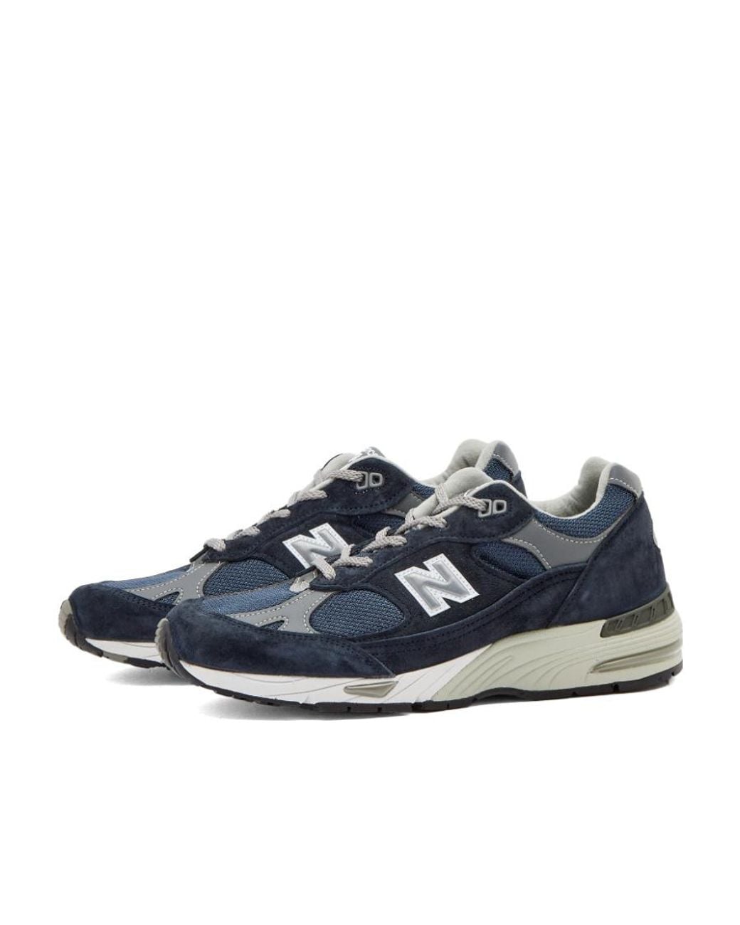 New Balance Blue 911 Panelled Low-Top Sneakers