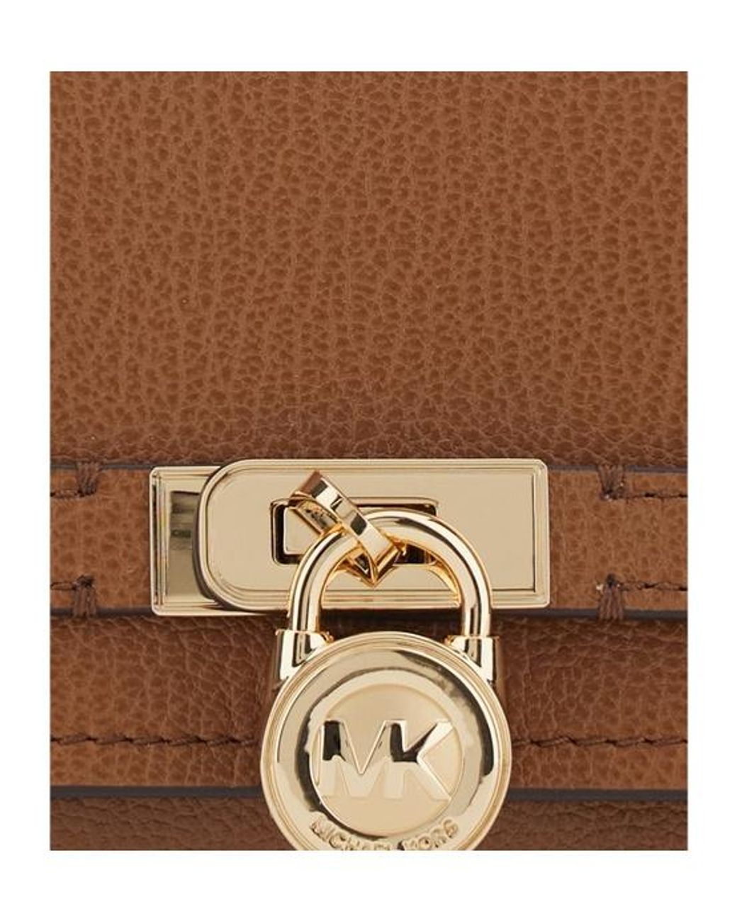 MICHAEL Michael Kors Brown Hamilton Chain Clutch Bag