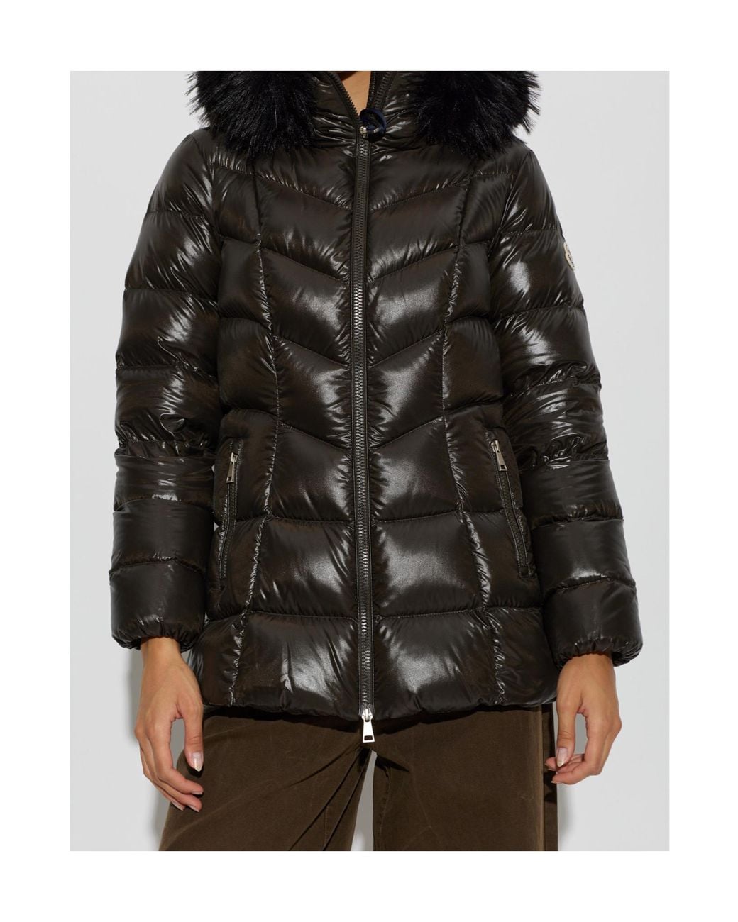 Moncler Black Fulmar Zip-Up Puffer Jacket