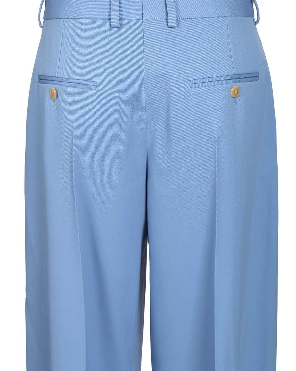 Céline Blue Long Docks Trousers