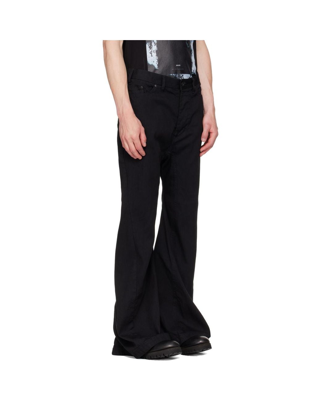 Julius Black Jet Jeans for men