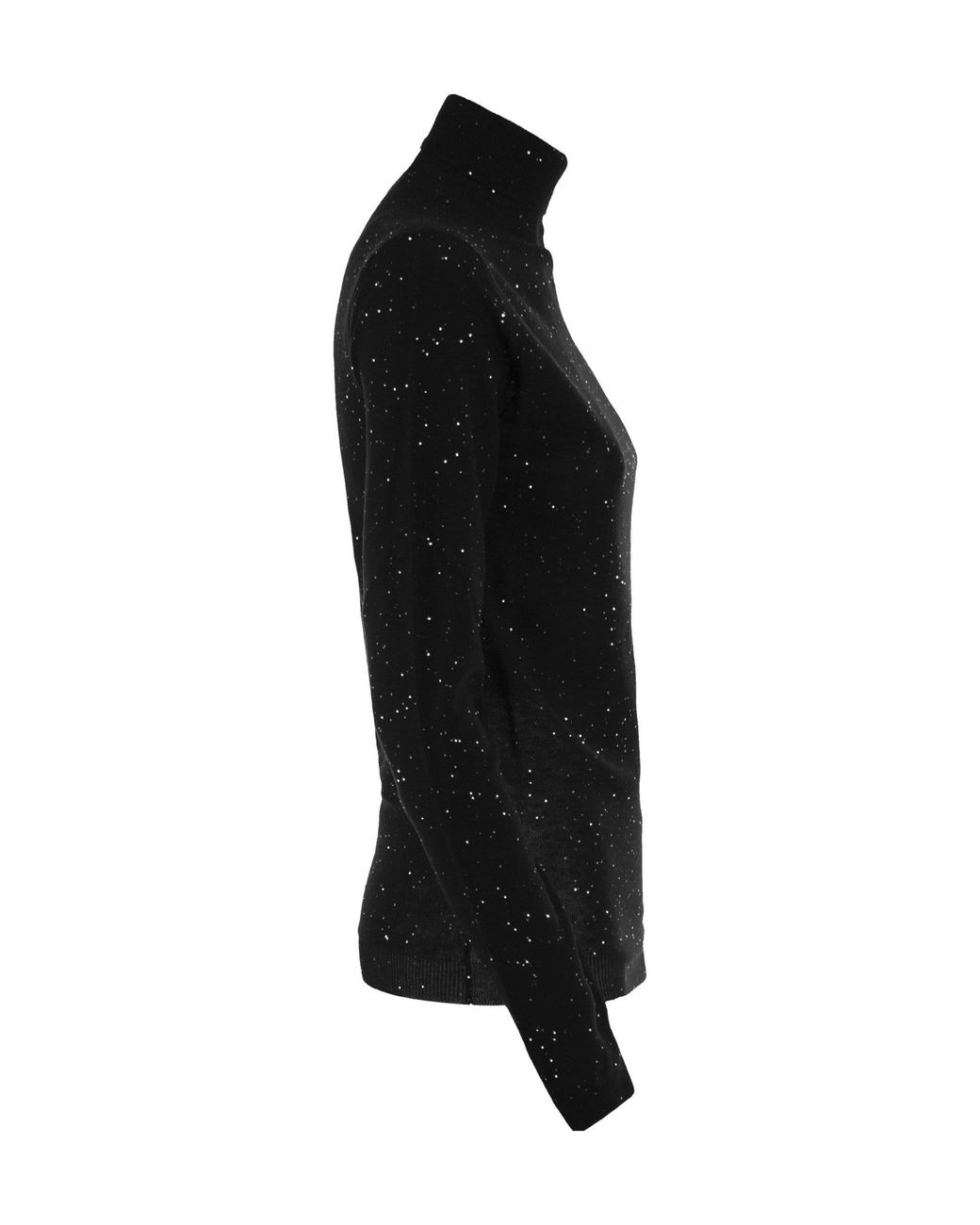 Fabiana Filippi Black Sequin-Embellished Knit Top