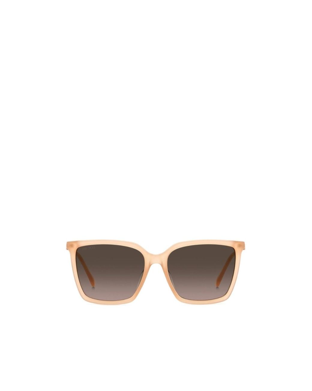 Jimmy Choo White Eyewear Square Frame Sunglasses