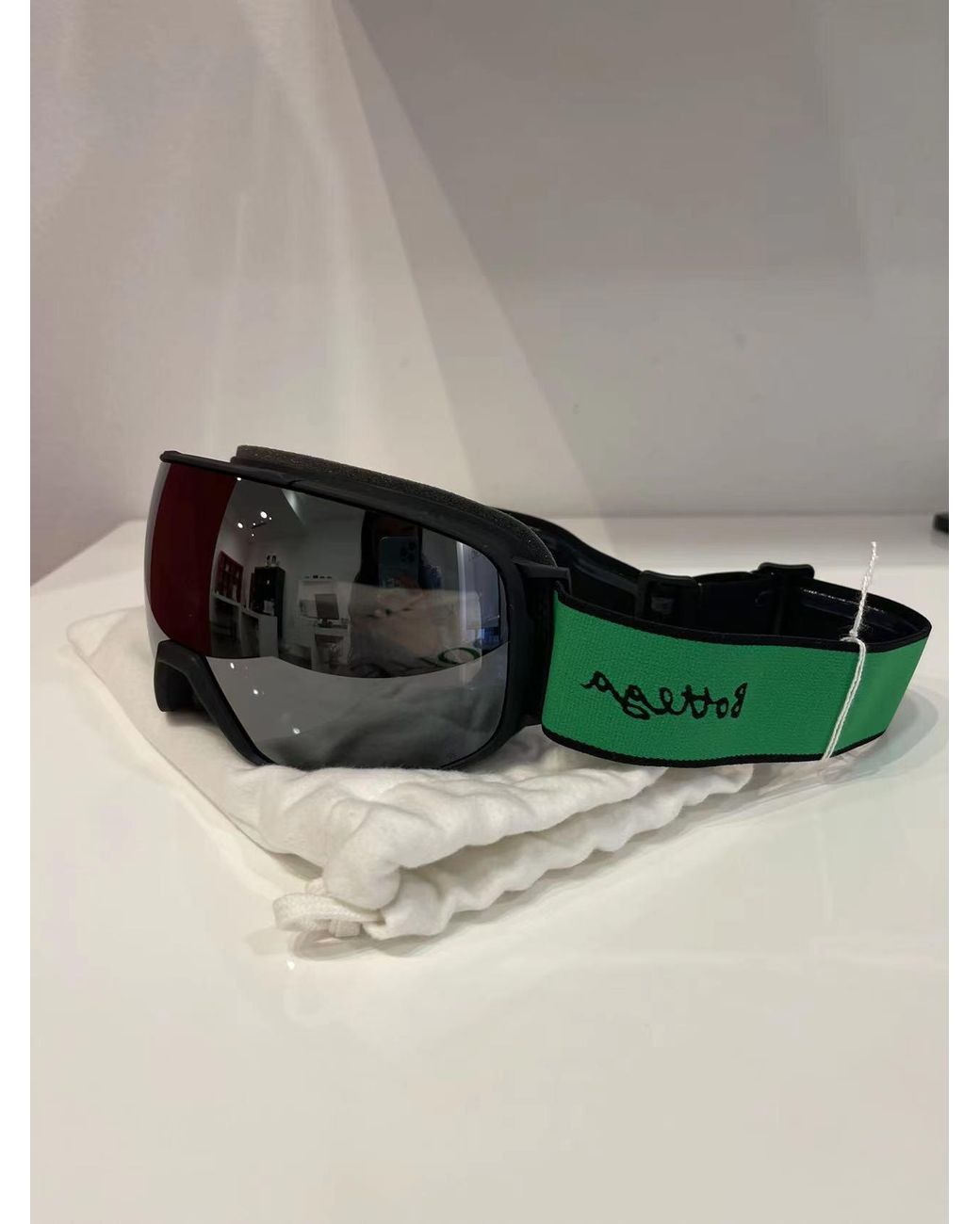 Bottega Veneta Gray Logo Goggles