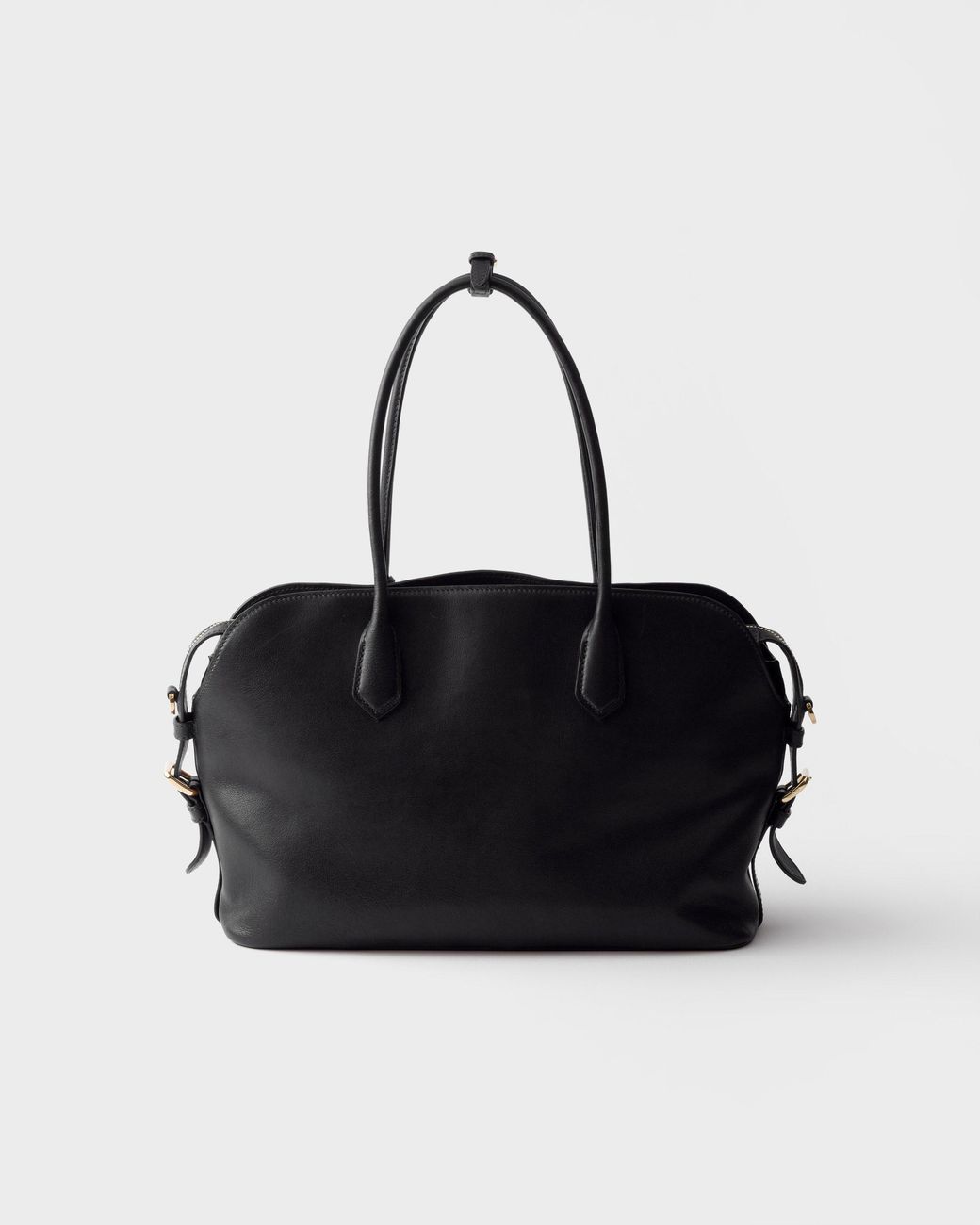 Prada Black Top Handle Shoulder Bag