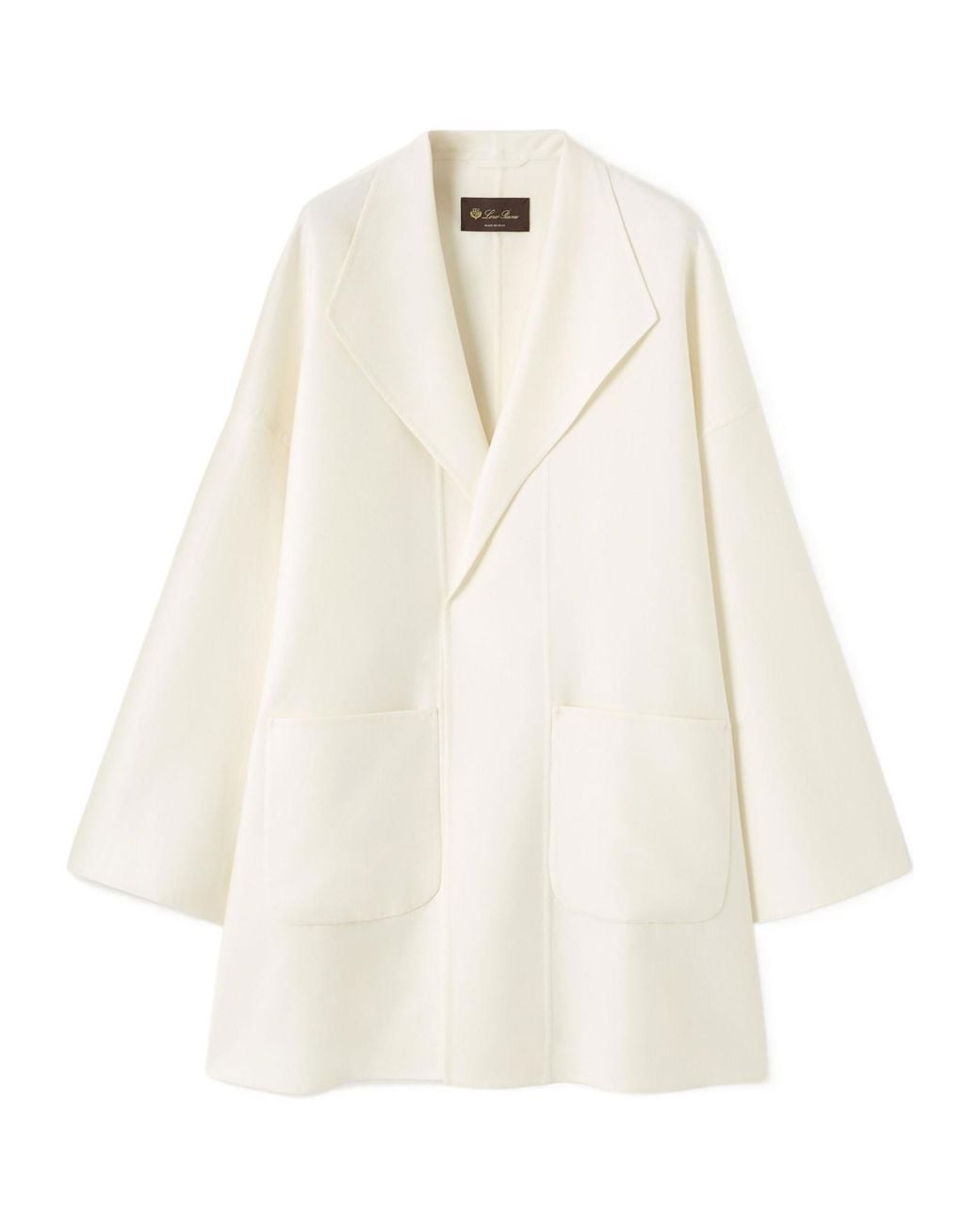 Loro Piana White Jeff Coat