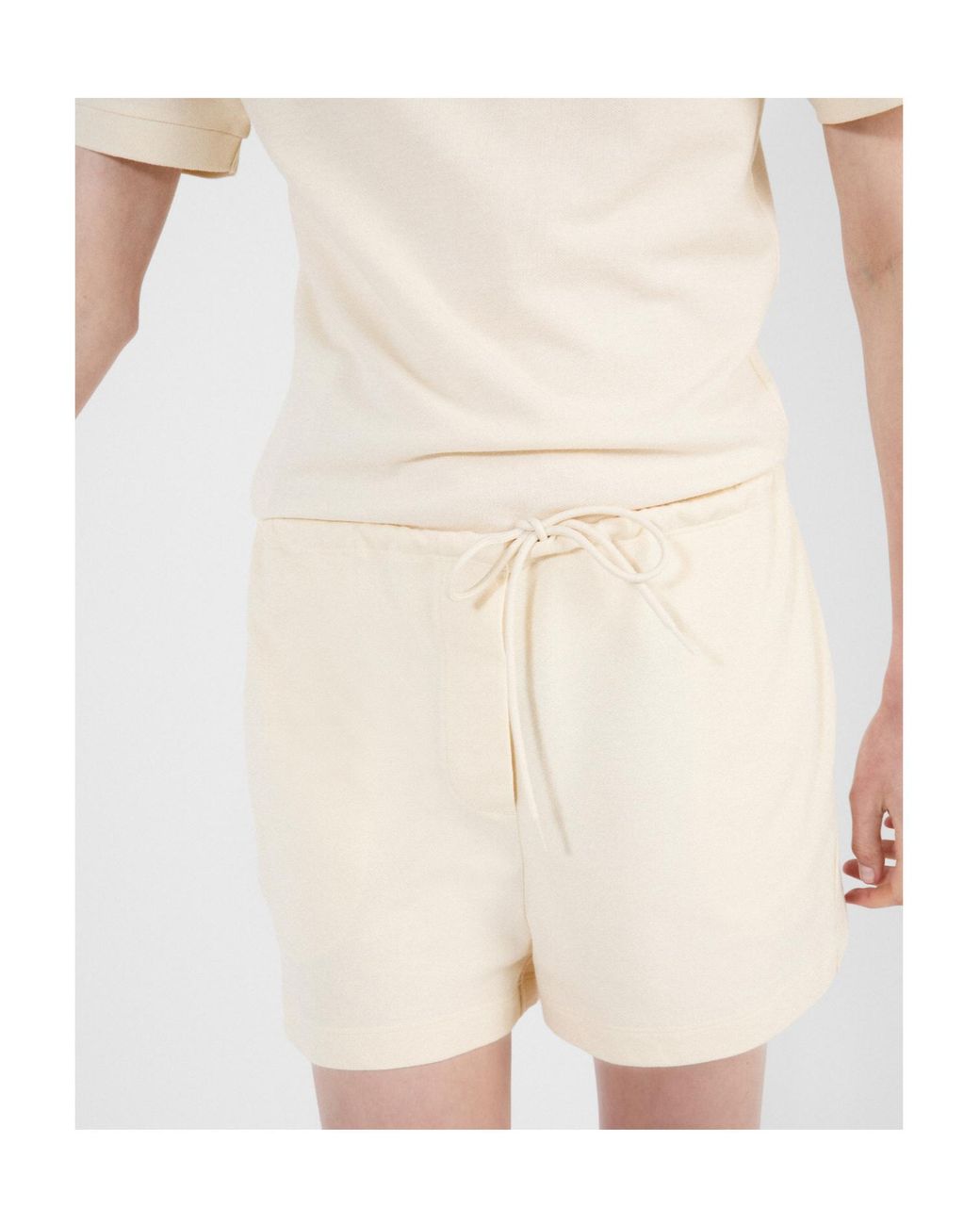 Prada Gray Piqué Shorts