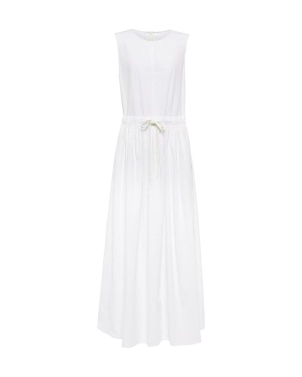 MM6 by Maison Margiela White Blend Maxi Dress