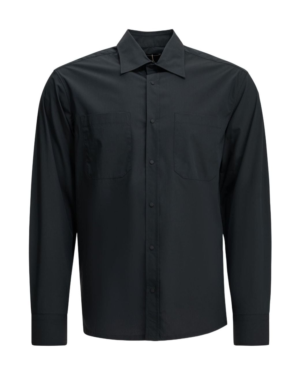 Herno Blue Long-Sleeved Shirt for men