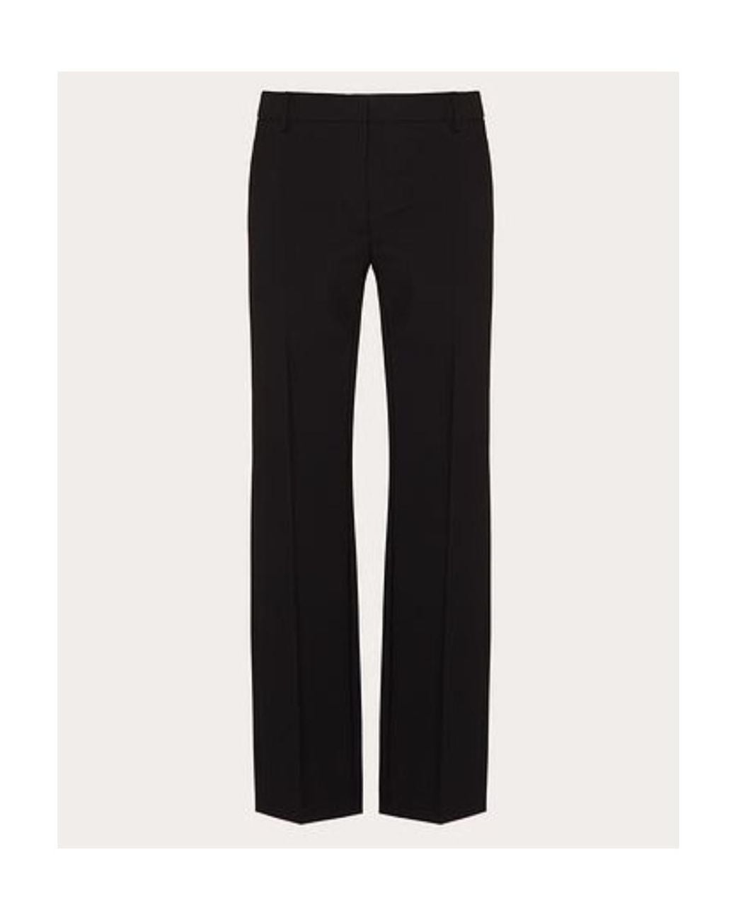 Valentino Black Tailored Slim-Fit Trousers