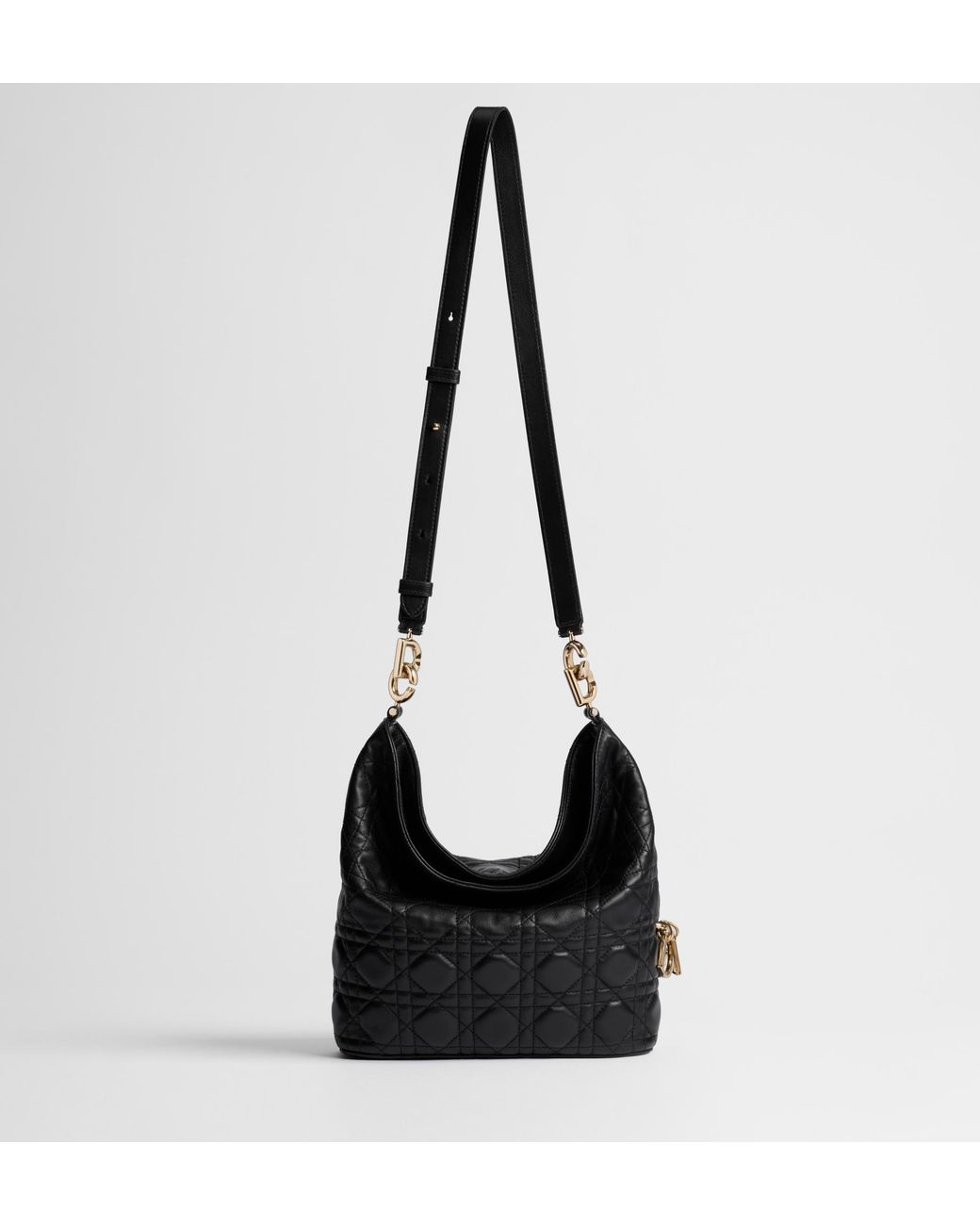 Dior Black Small Toujours Hobo Bag