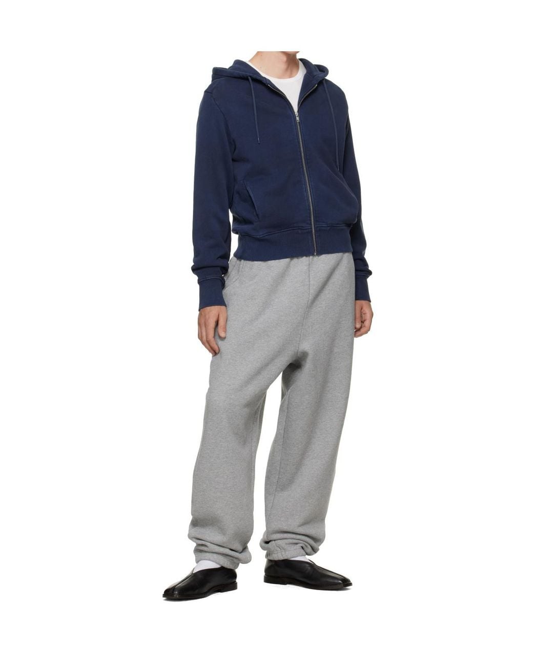 Entire studios Blue Zip-Up Hoodie for men