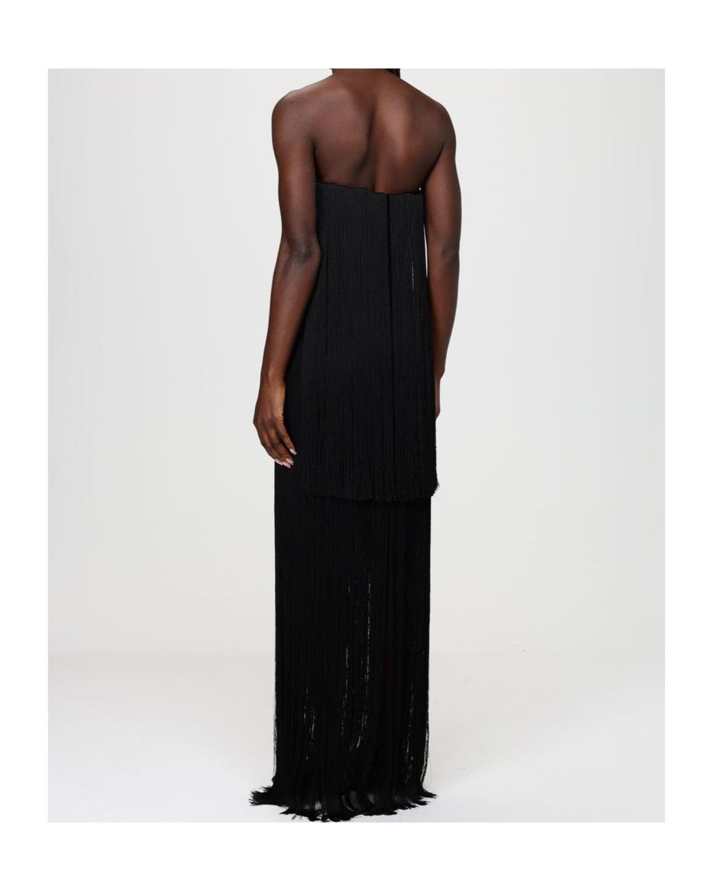 Elisabetta Franchi Black Sleeveless Dress