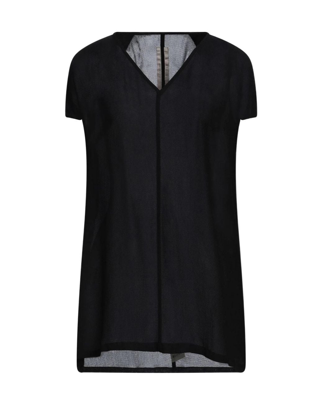 Rick Owens Black Top Viscose, Silk
