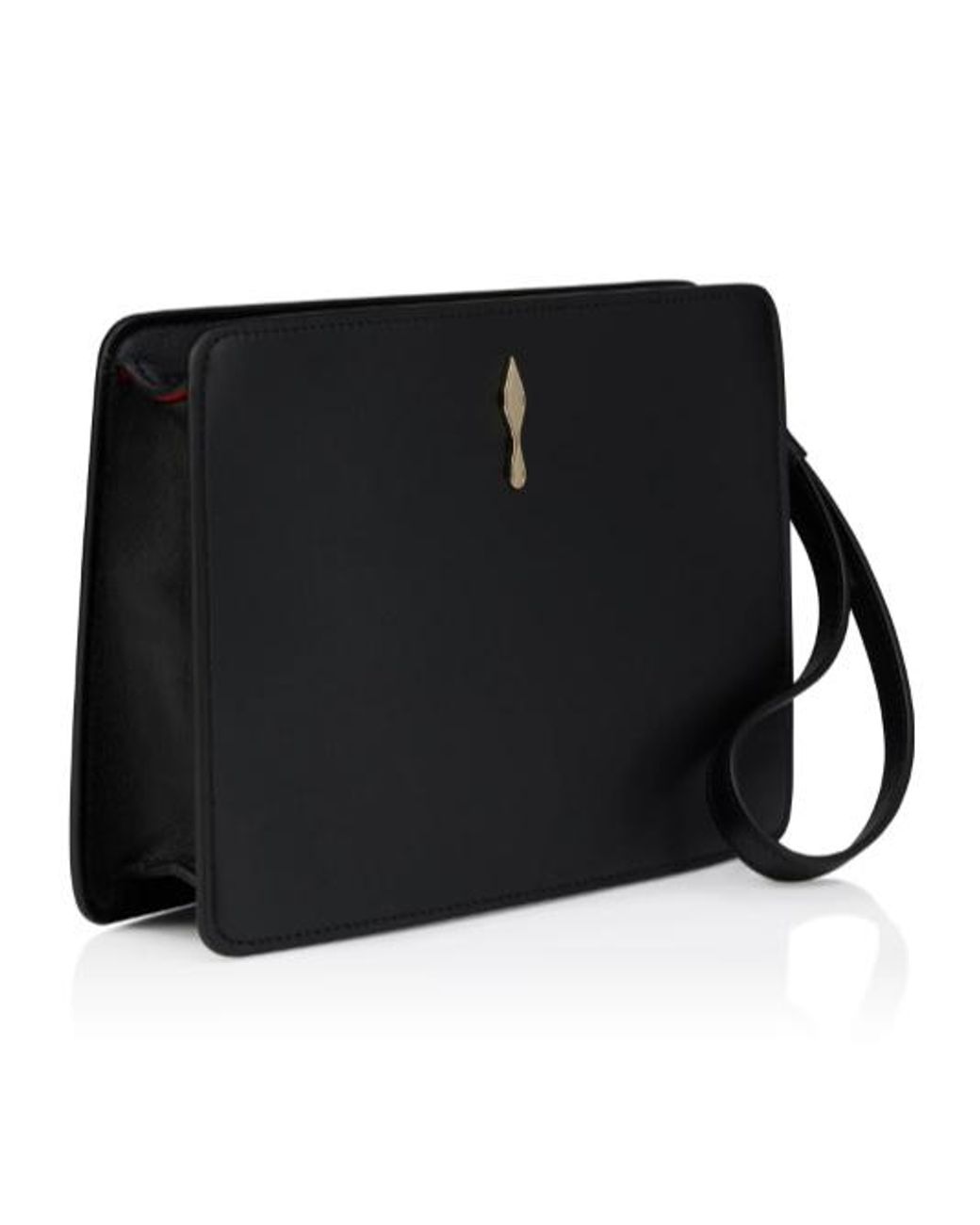 Christian Louboutin Black Zipper Clutch