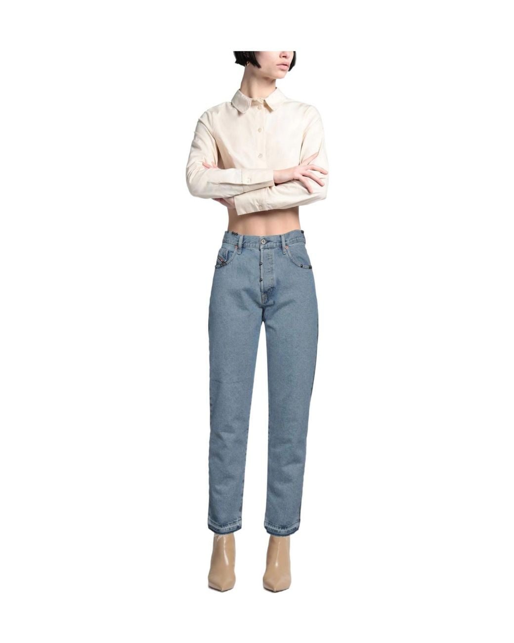 DIESEL Mediumblue Tapered Jeans