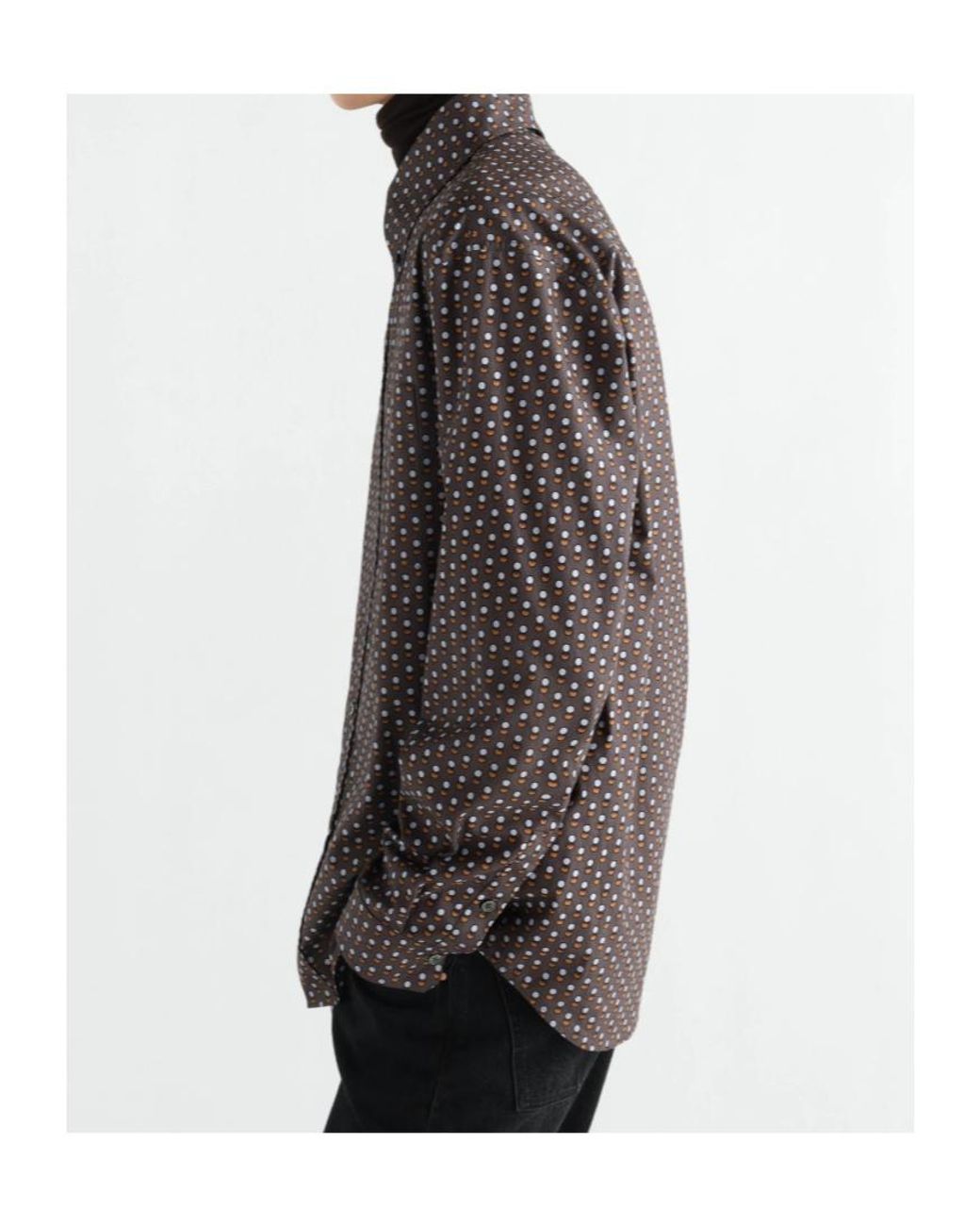Lemaire Brown Button-Down Shirt for men