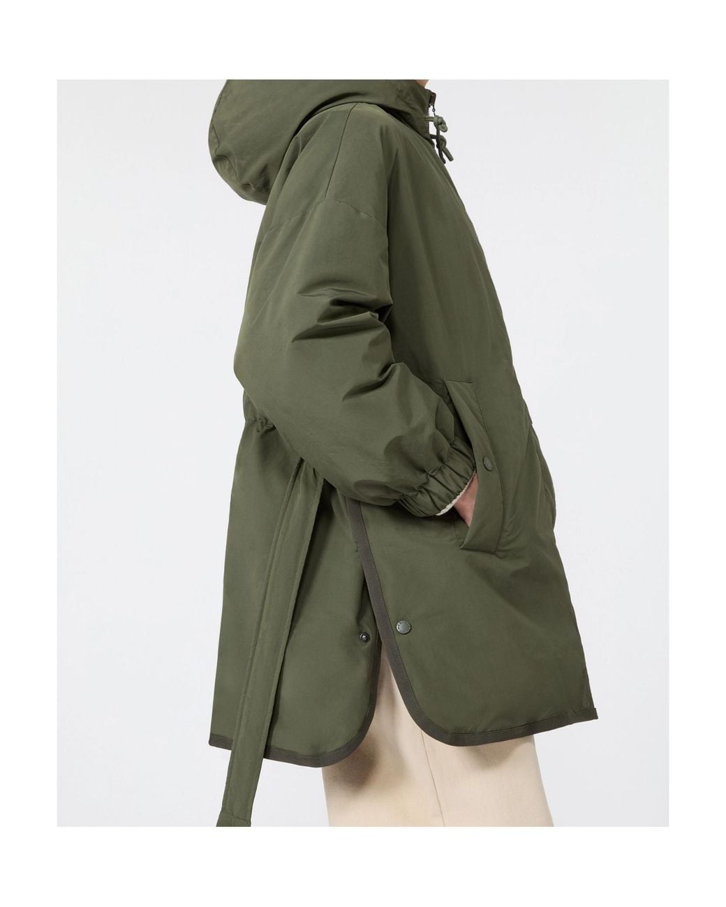 Weekend by Maxmara Green Reversible Parka