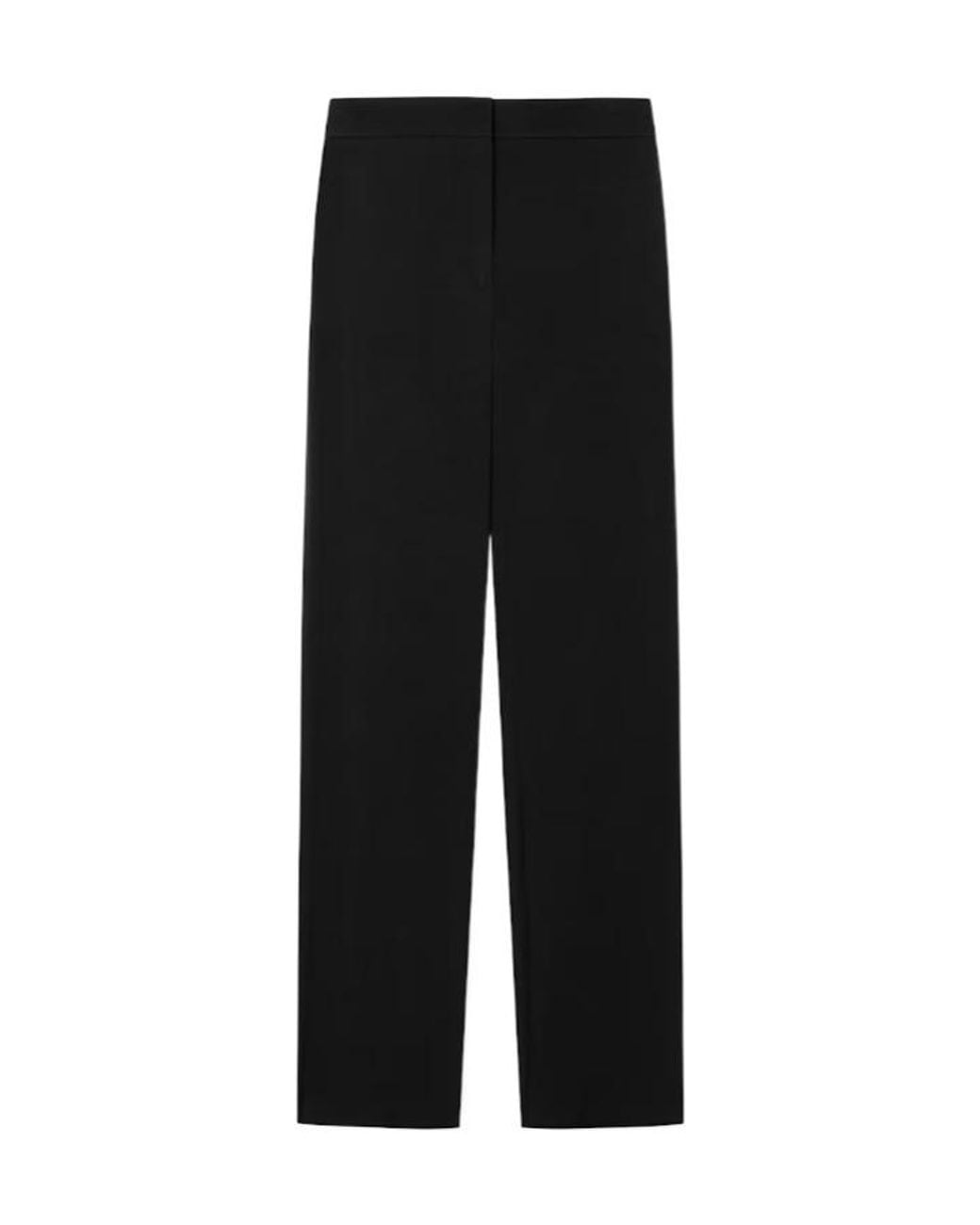 Emporio Armani Black Relaxed Pleated Pants