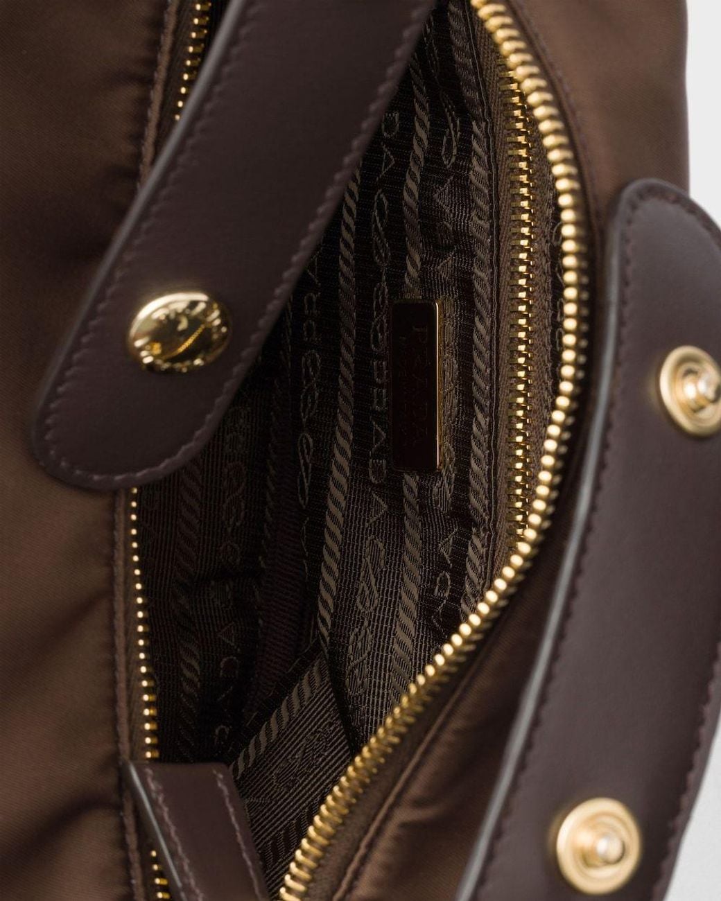 Prada Brown Chérie Mini Shoulder Bag