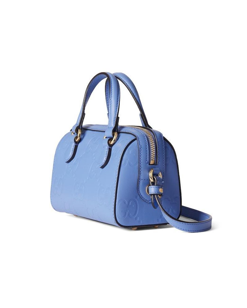Gucci Blue Gg Super Mini Handbag