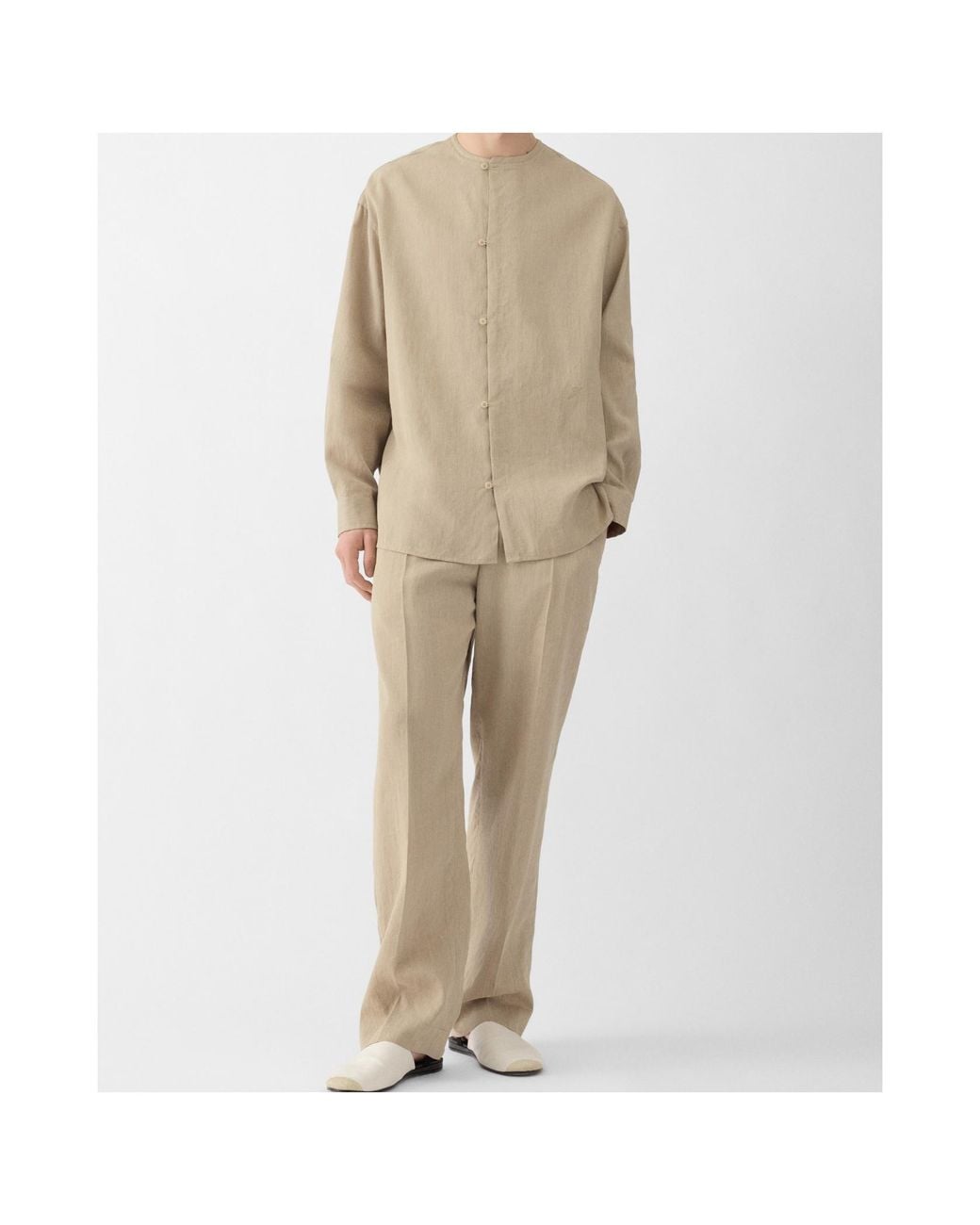 Jacquemus Natural The Pastro Long Sleeved Shirt for men