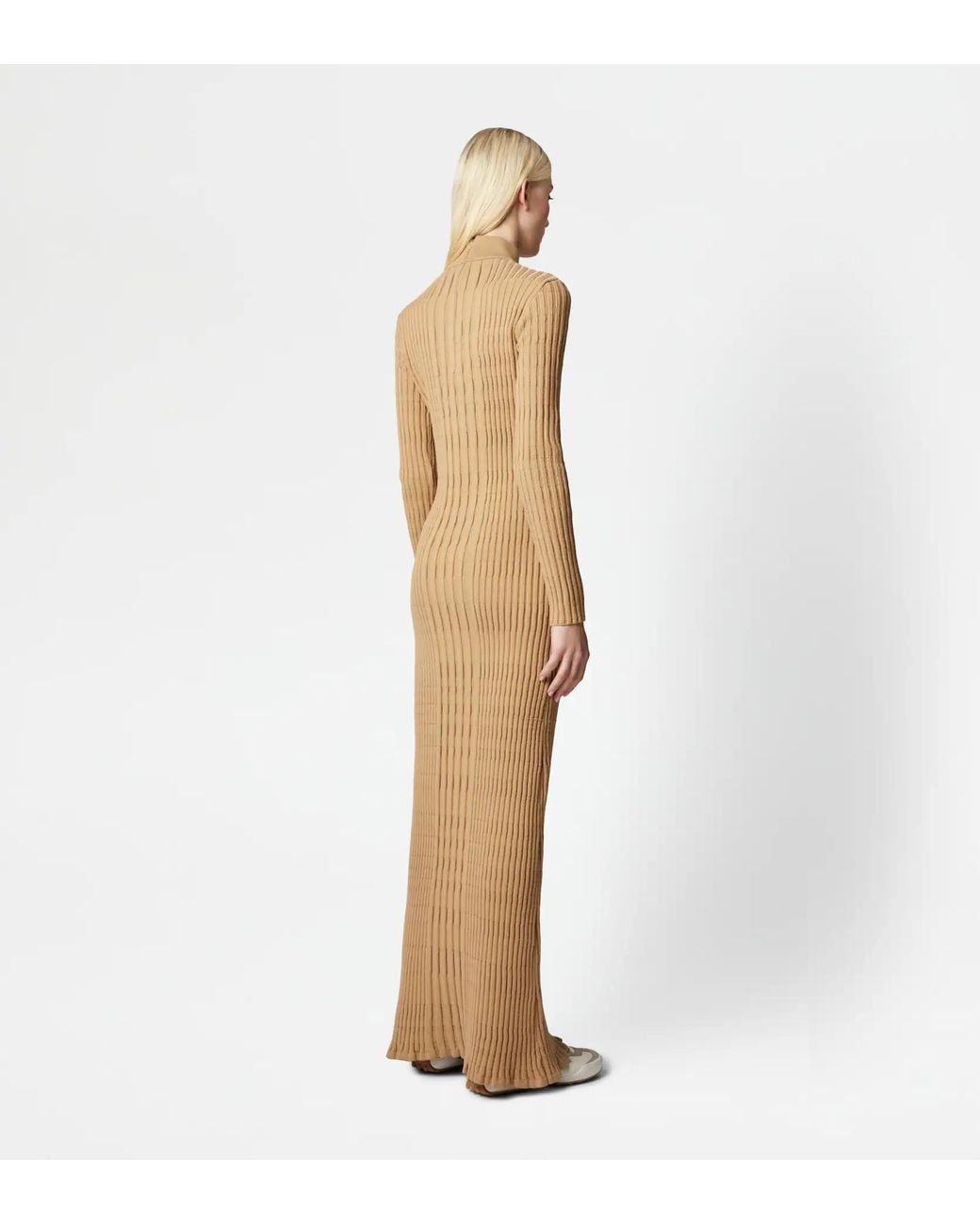 Tod's Natural Long Knitted Dress