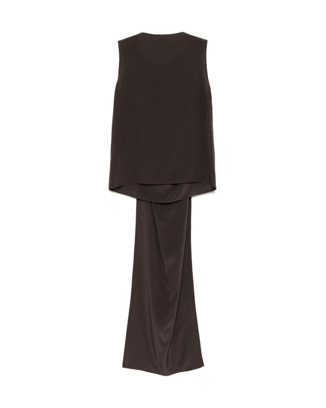 P.A.R.O.S.H. Multicolor P.A.R.O..H. Draped Sleeveless Top