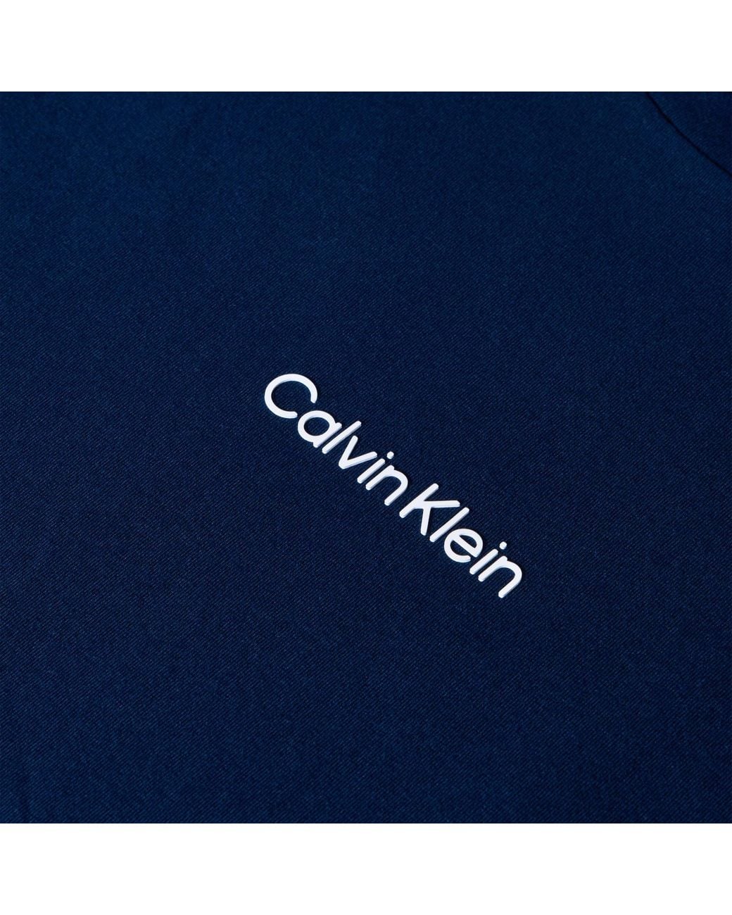 Calvin Klein Blue Crew Neck Casual T-Shirt for men