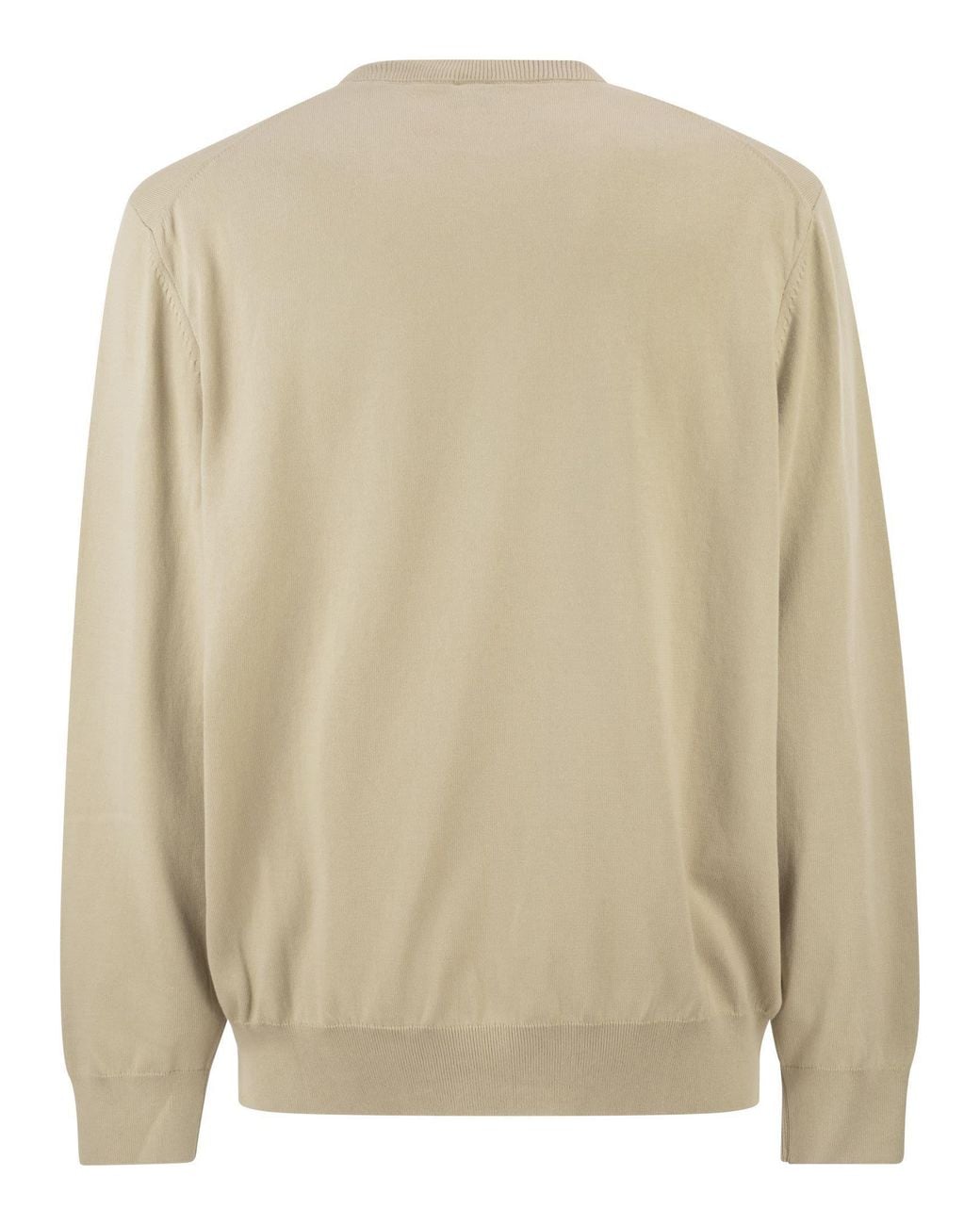 Boss Natural Boss Logo Embroidered Jumper for men