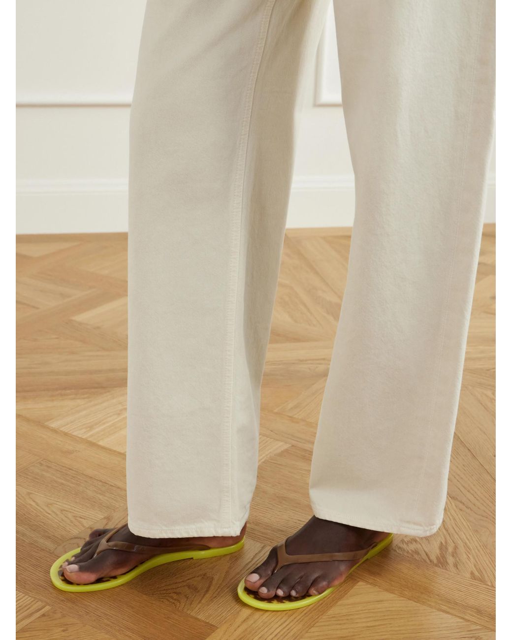 Christopher Esber Yellow Lightweight Flip-Flops