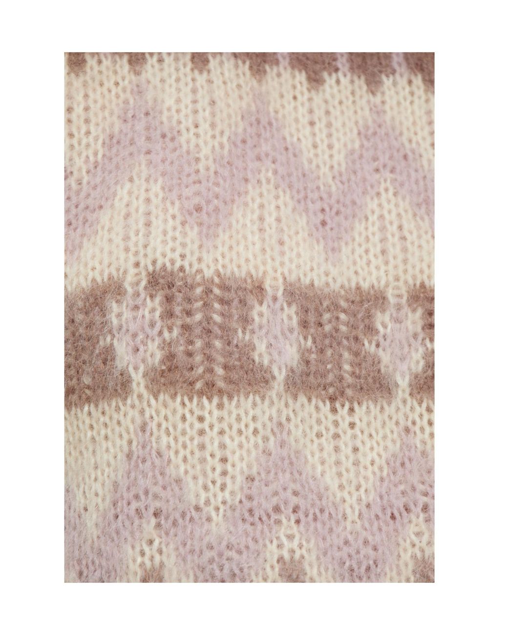Woolrich Pink Pattern Intarsia-Knit Crewneck Jumper