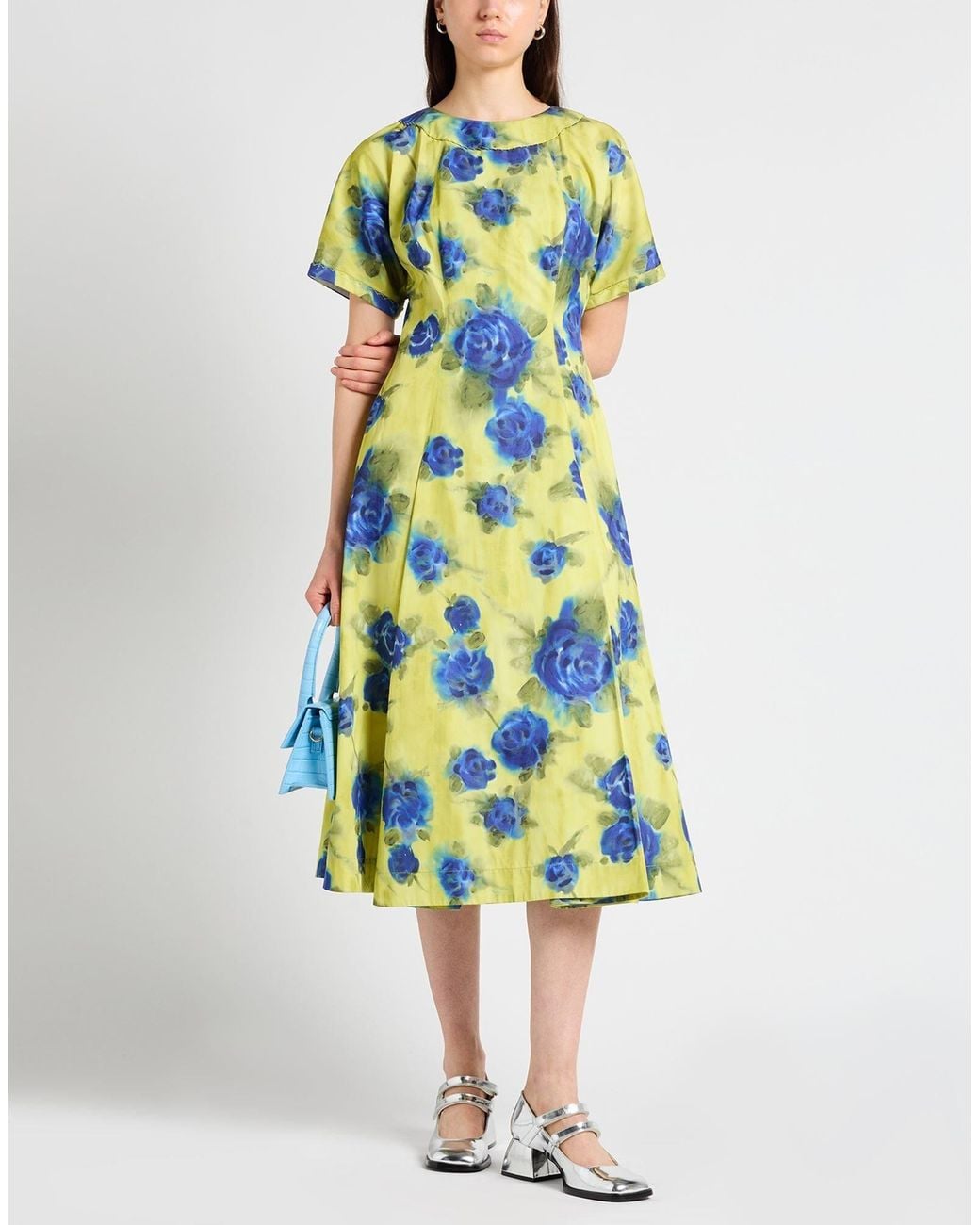 Marni Blue Midi Dress