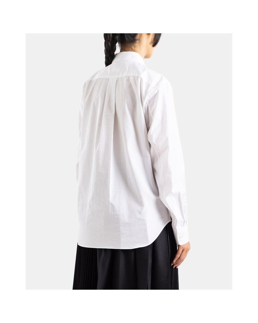 Comme des Garçons White Comme Des Garçons Classic Blouse