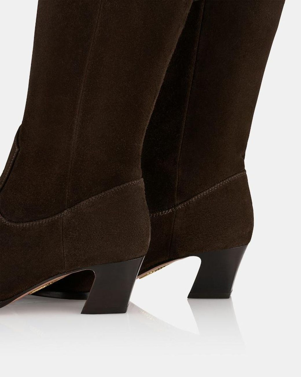Aquazzura Brown 50Mm Nomad Suede Over-The-Knee Boots