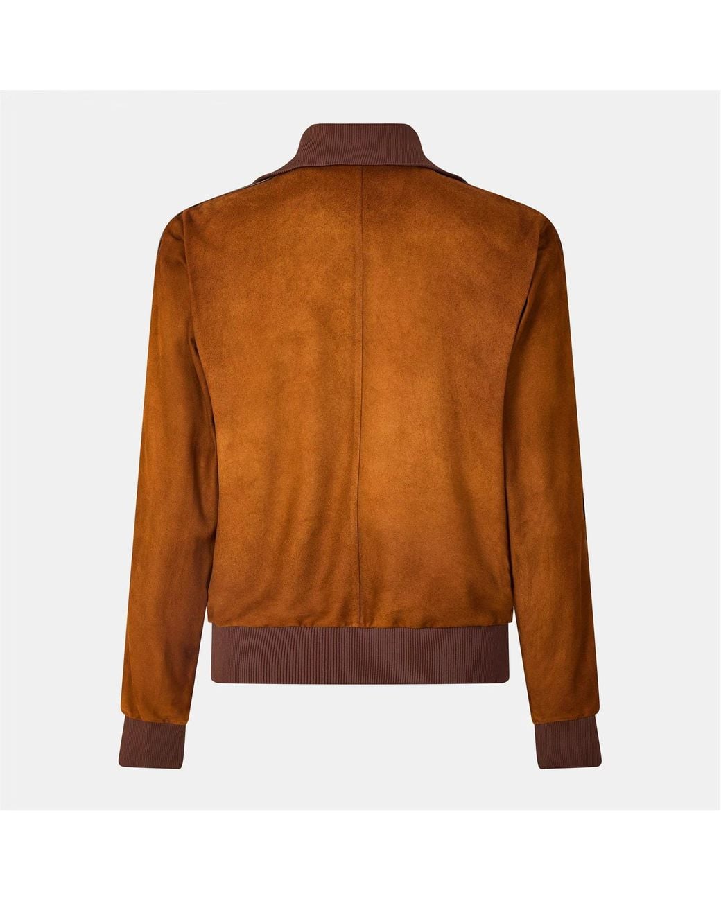 Prada Brown Suede Blouson Jacket for men