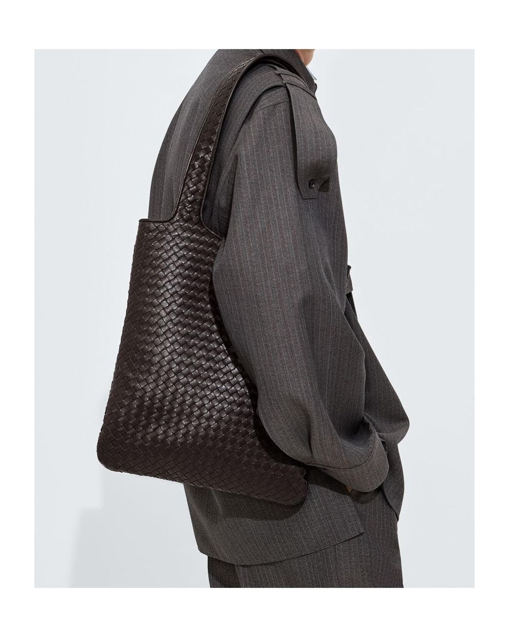Bottega Veneta Black Veneto Tote Bag for men