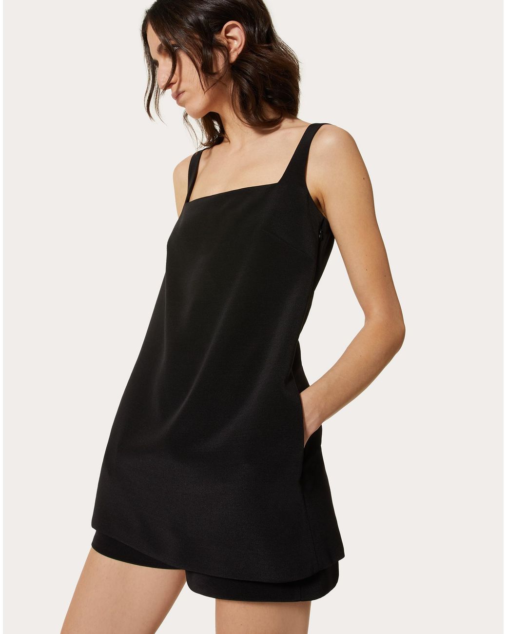 Valentino Black Sleeveless Playsuit