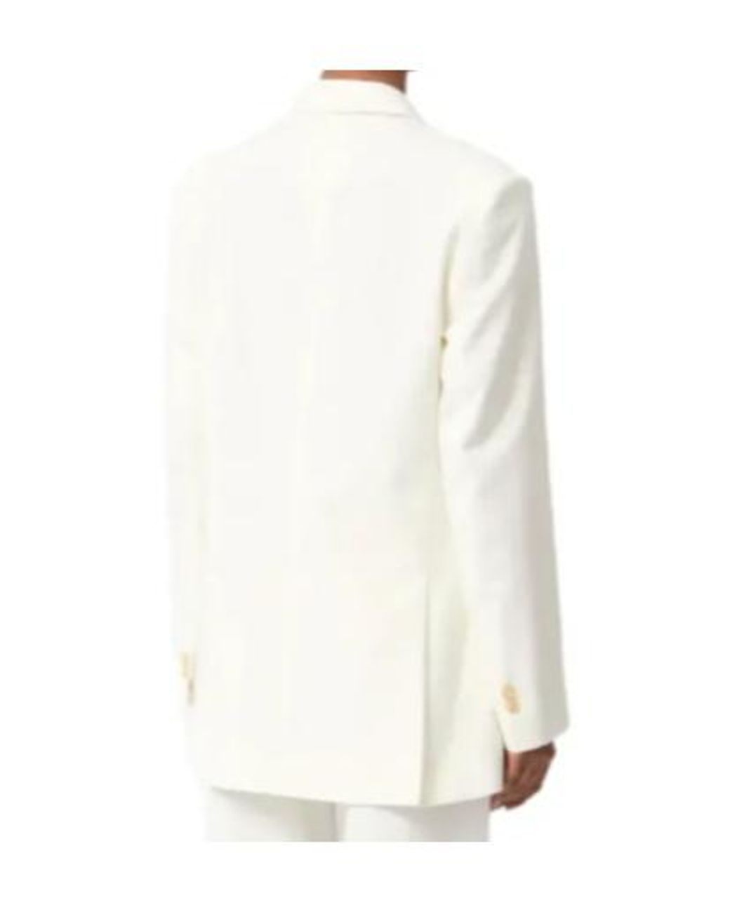 MM6 by Maison Margiela White Double Breasted Blazer