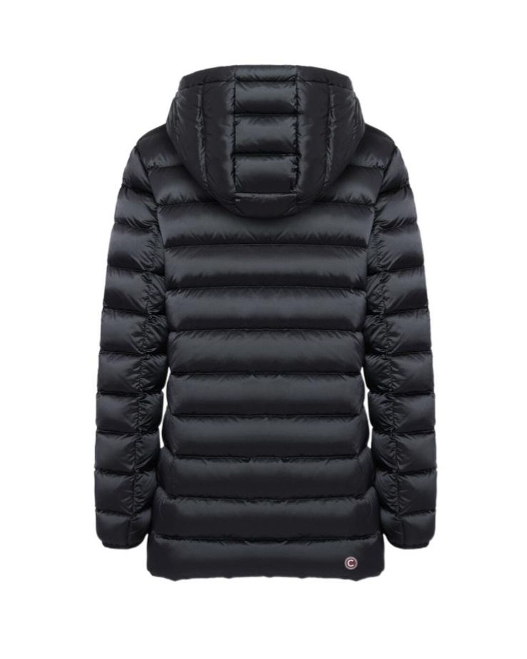 Colmar Black Hooded Quilted Jacket