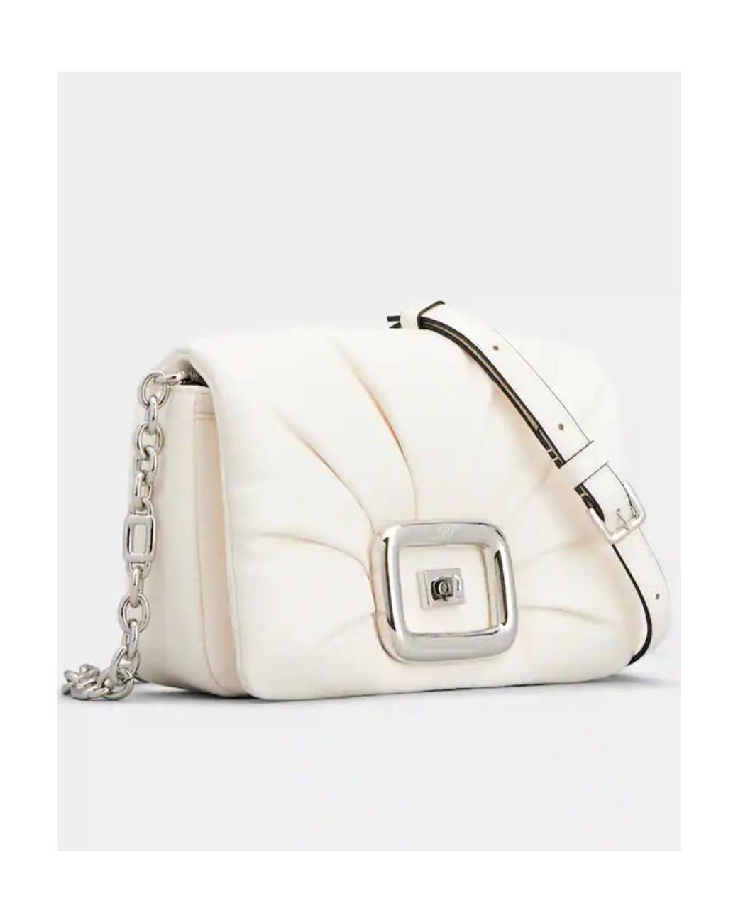 Roger Vivier Natural Viv' Choc Shoulder Bag