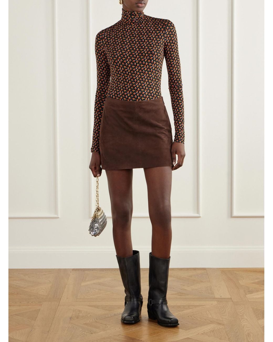 Rabanne Brown Long Sleeved Top