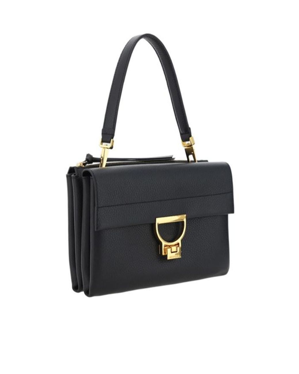 Coccinelle Black Arlettis Flap Shoulder Bag