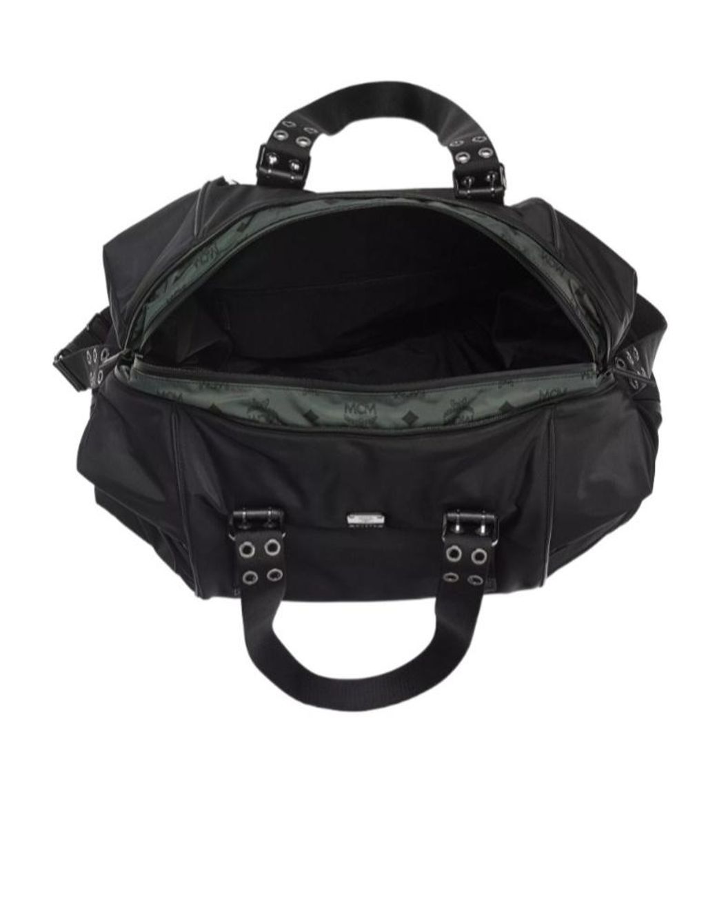 MCM Black Ottomar Nova Weekender Bag for men