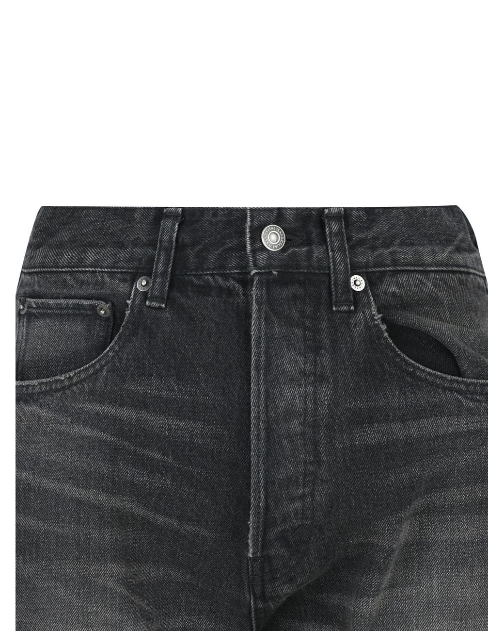 Céline Gray Belt-Loop Jeans