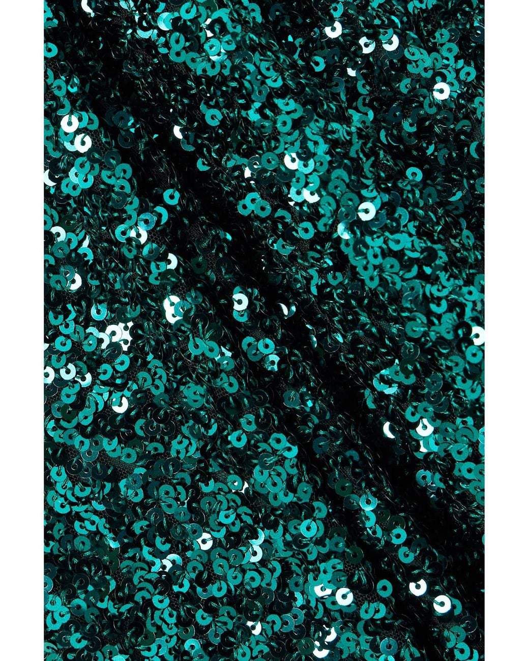 ROTATE BIRGER CHRISTENSEN Green Sierra Sequined Stretch Dress