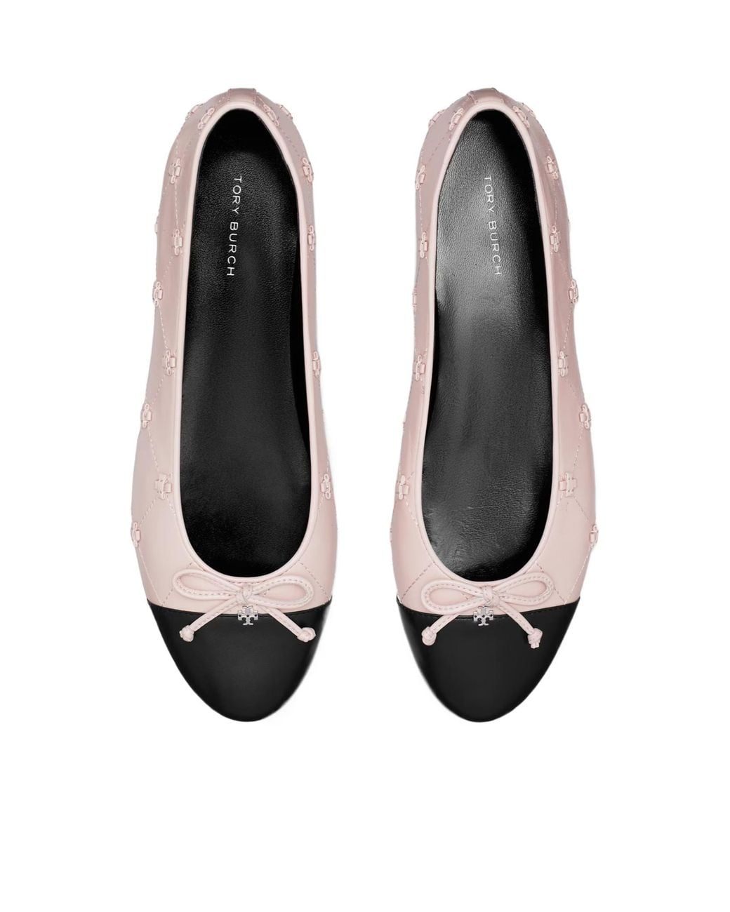 Tory Burch Multicolor Bunny Knot Cap-Toe Ballet Flat